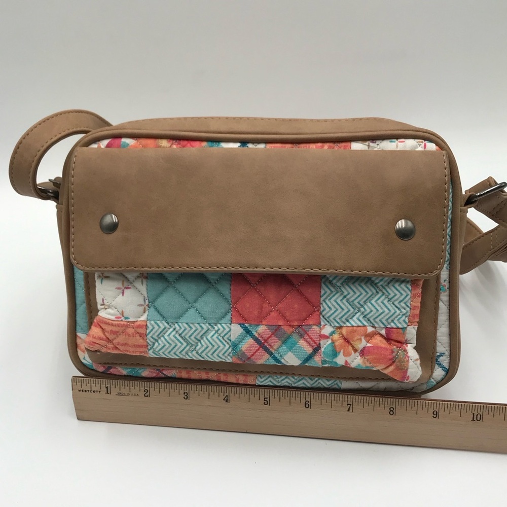 Donna Sharp Patchwork Crossbody / Shoulder Bag - image 5